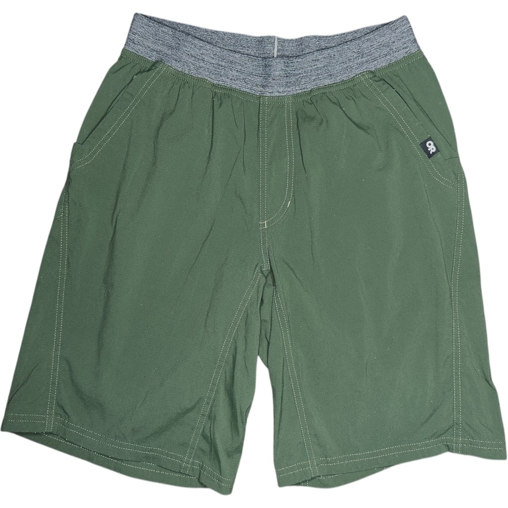 Outdoor Research Men's Small Zendo Shorts Ripstop‎ Fabric Green Hiking Gorpcore